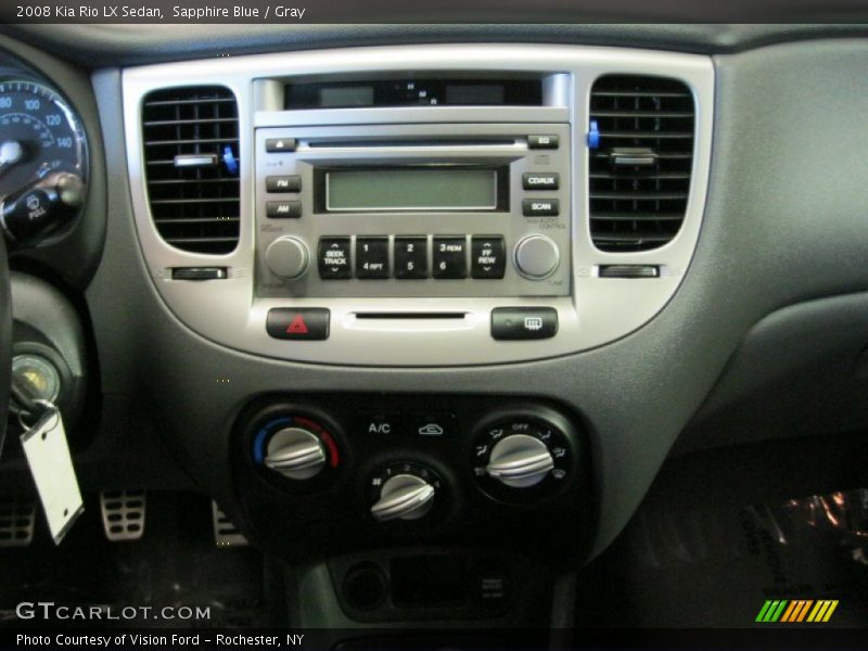 Sapphire Blue / Gray 2008 Kia Rio LX Sedan