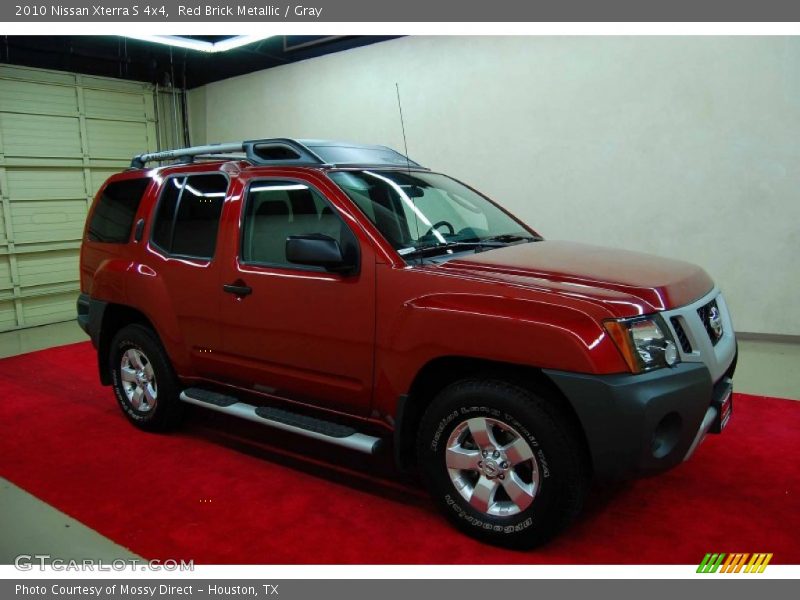 Red Brick Metallic / Gray 2010 Nissan Xterra S 4x4