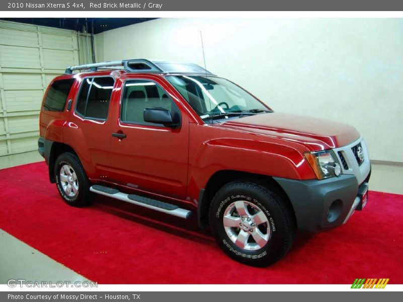 Red Brick Metallic / Gray 2010 Nissan Xterra S 4x4