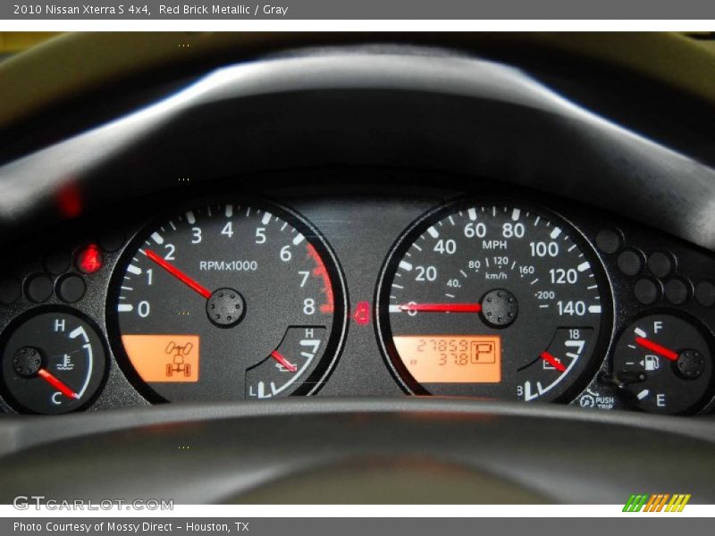 Red Brick Metallic / Gray 2010 Nissan Xterra S 4x4