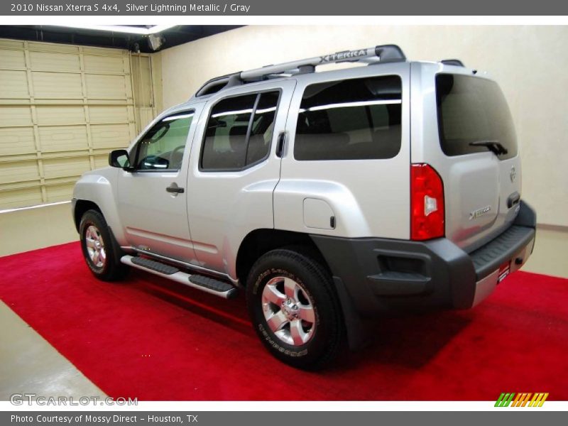 Silver Lightning Metallic / Gray 2010 Nissan Xterra S 4x4