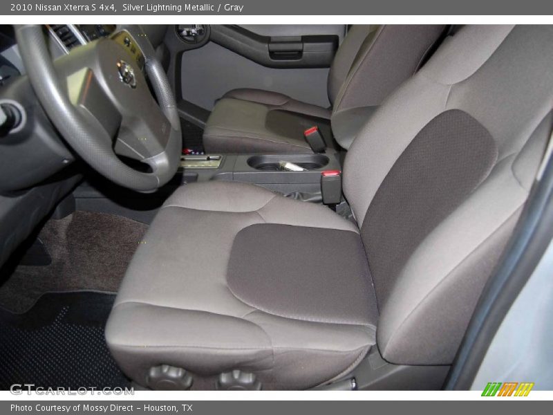 Silver Lightning Metallic / Gray 2010 Nissan Xterra S 4x4