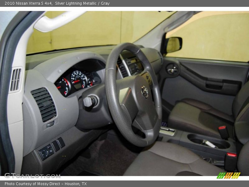 Silver Lightning Metallic / Gray 2010 Nissan Xterra S 4x4
