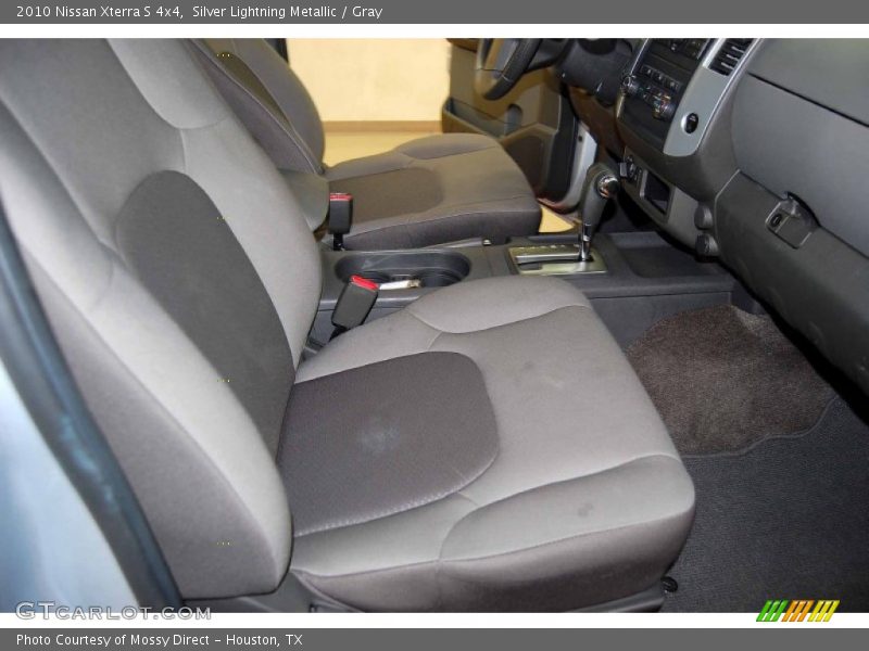 Silver Lightning Metallic / Gray 2010 Nissan Xterra S 4x4