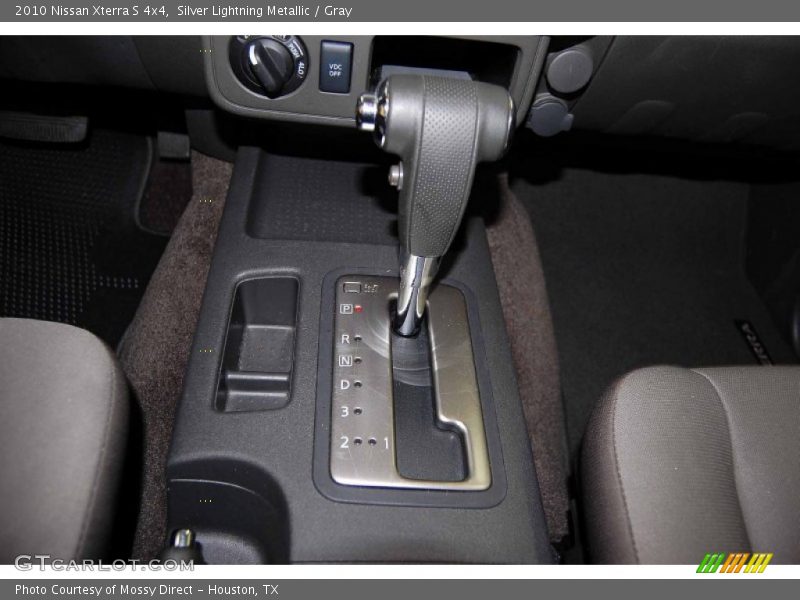 Silver Lightning Metallic / Gray 2010 Nissan Xterra S 4x4