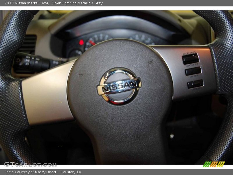 Silver Lightning Metallic / Gray 2010 Nissan Xterra S 4x4