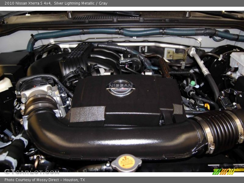 Silver Lightning Metallic / Gray 2010 Nissan Xterra S 4x4