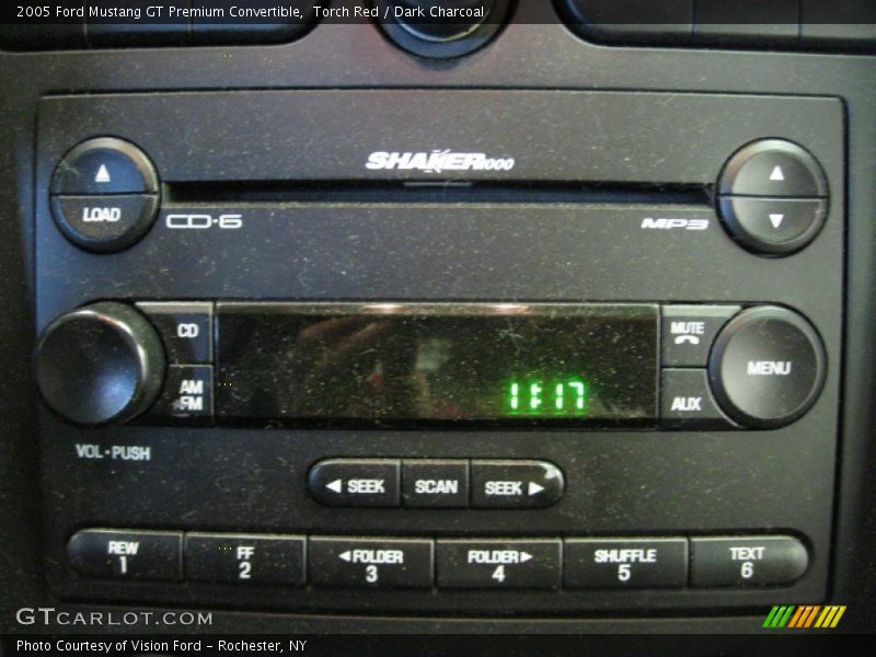 Controls of 2005 Mustang GT Premium Convertible