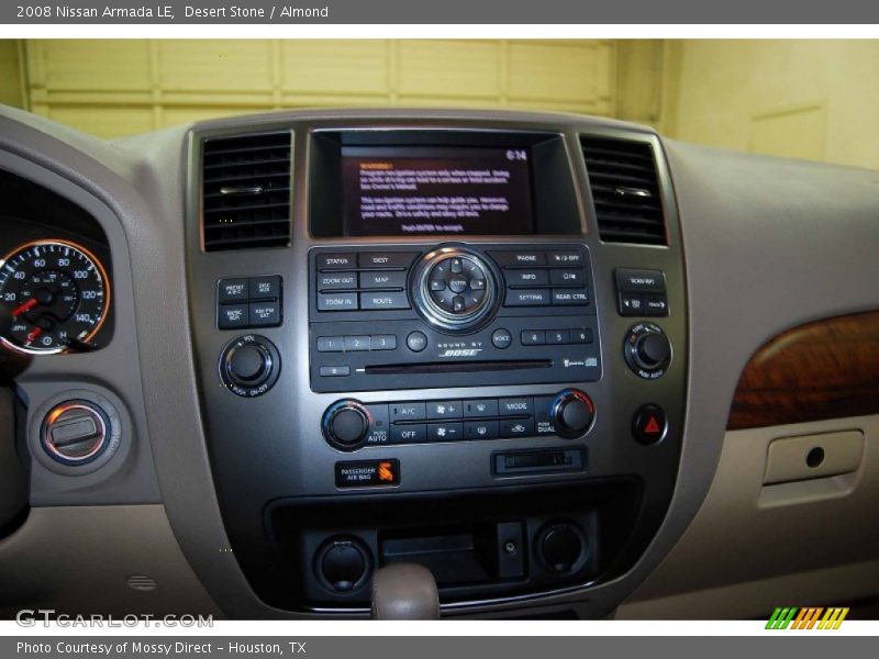 Desert Stone / Almond 2008 Nissan Armada LE