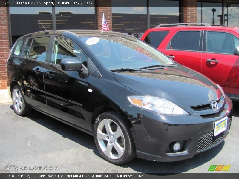 Front 3/4 View of 2007 MAZDA5 Sport