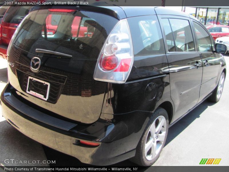 Brilliant Black / Black 2007 Mazda MAZDA5 Sport