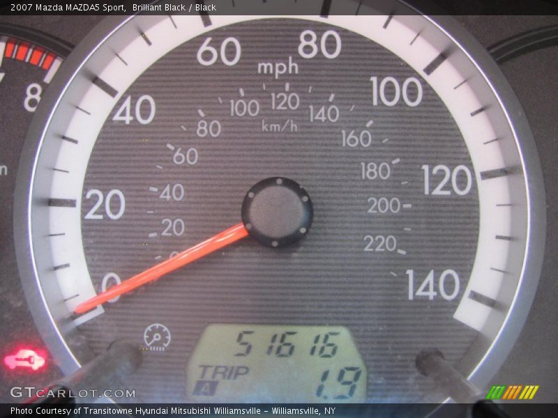 Brilliant Black / Black 2007 Mazda MAZDA5 Sport