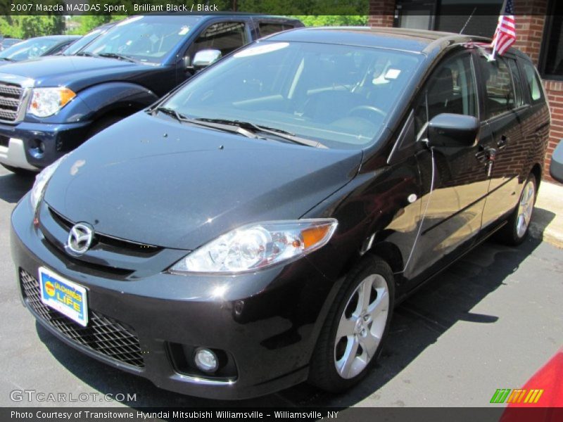 Brilliant Black / Black 2007 Mazda MAZDA5 Sport