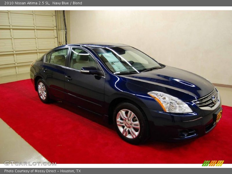 Navy Blue / Blond 2010 Nissan Altima 2.5 SL