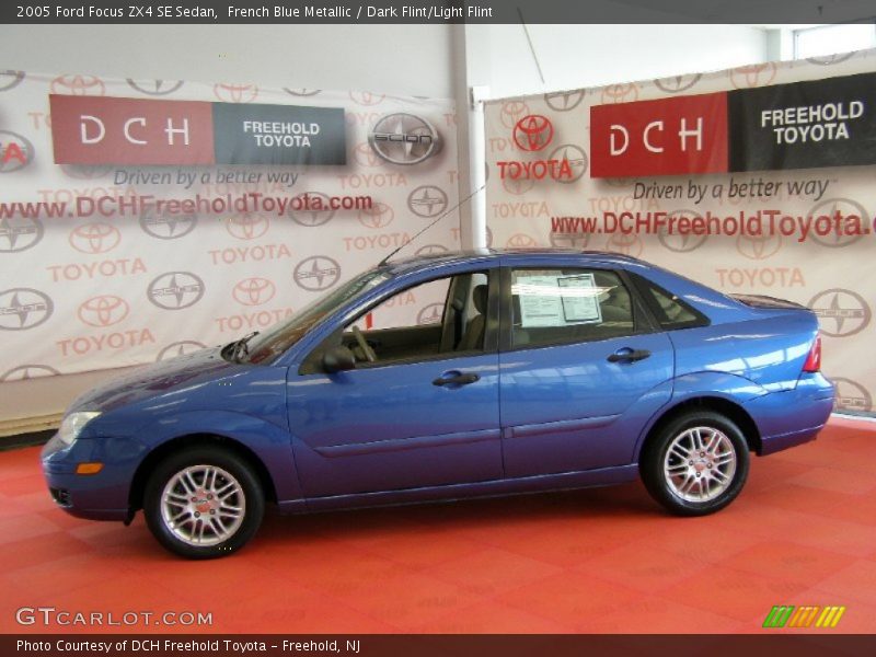 French Blue Metallic / Dark Flint/Light Flint 2005 Ford Focus ZX4 SE Sedan