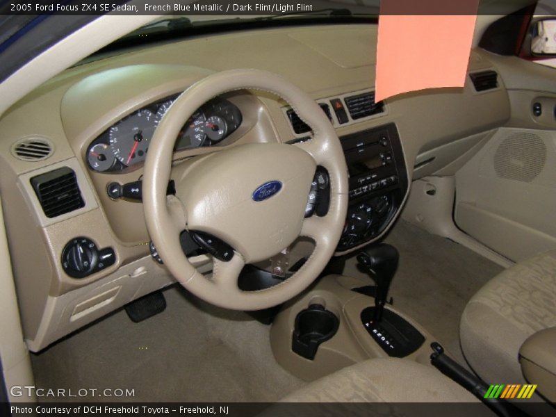 French Blue Metallic / Dark Flint/Light Flint 2005 Ford Focus ZX4 SE Sedan