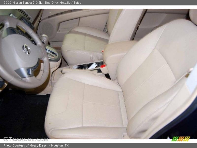 Blue Onyx Metallic / Beige 2010 Nissan Sentra 2.0 SL