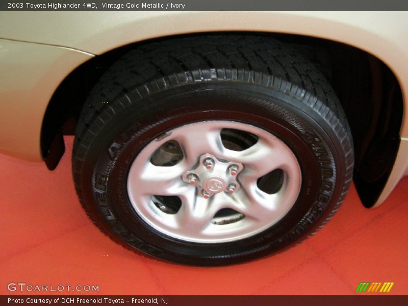 Vintage Gold Metallic / Ivory 2003 Toyota Highlander 4WD
