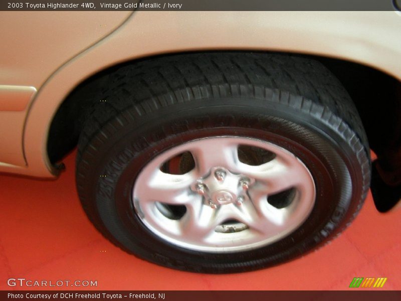 Vintage Gold Metallic / Ivory 2003 Toyota Highlander 4WD