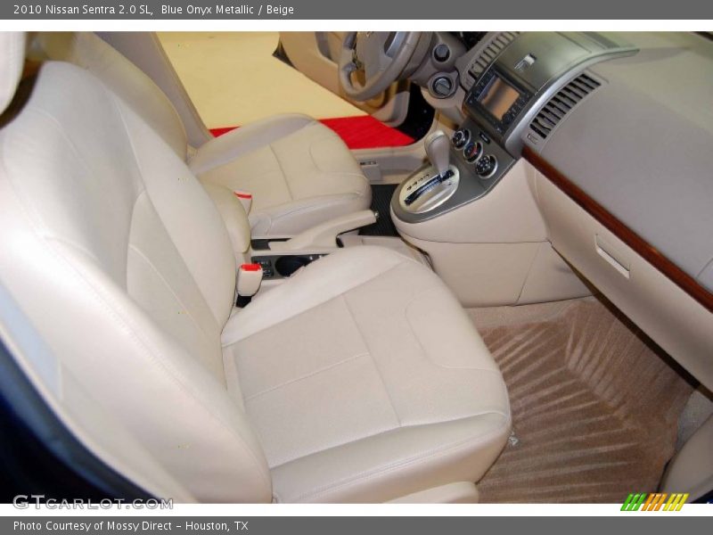 Blue Onyx Metallic / Beige 2010 Nissan Sentra 2.0 SL