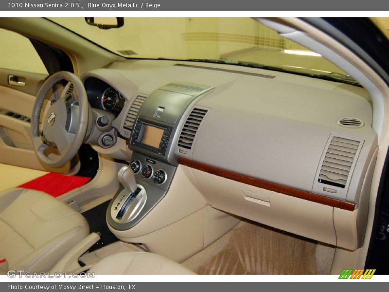 Blue Onyx Metallic / Beige 2010 Nissan Sentra 2.0 SL