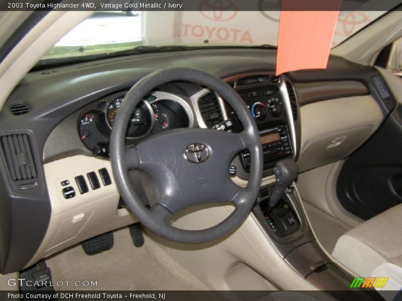 Vintage Gold Metallic / Ivory 2003 Toyota Highlander 4WD