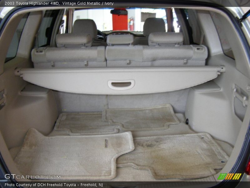 Vintage Gold Metallic / Ivory 2003 Toyota Highlander 4WD