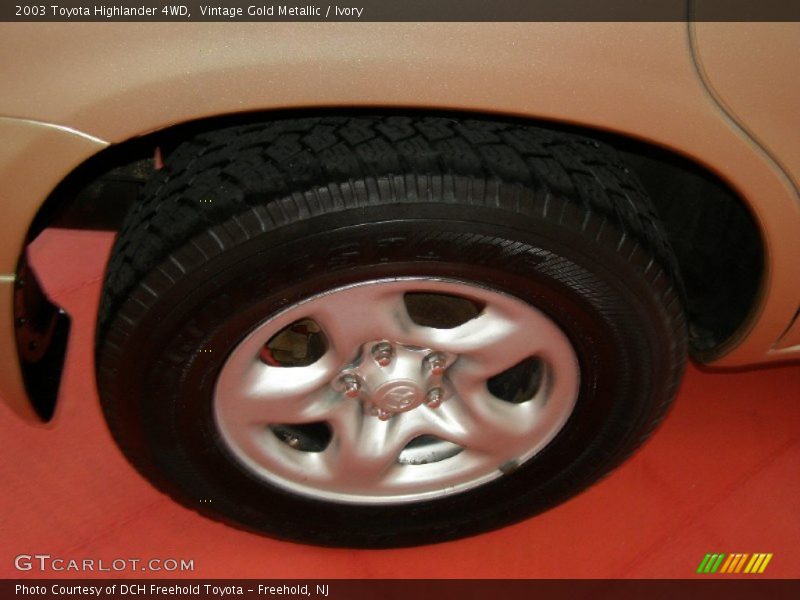 Vintage Gold Metallic / Ivory 2003 Toyota Highlander 4WD
