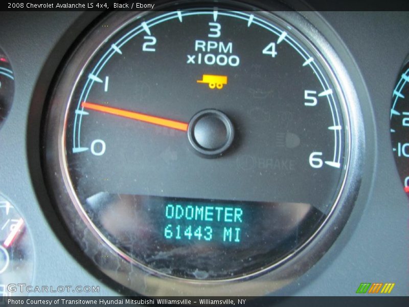 Black / Ebony 2008 Chevrolet Avalanche LS 4x4