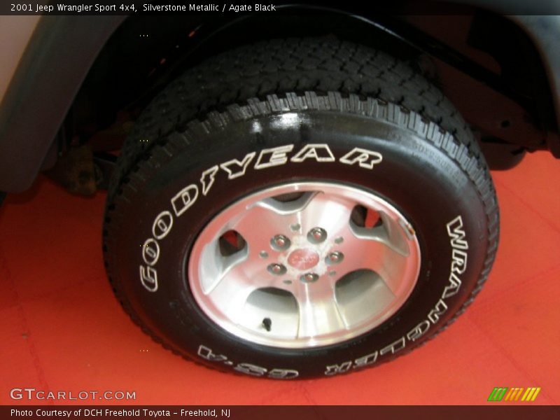 Silverstone Metallic / Agate Black 2001 Jeep Wrangler Sport 4x4