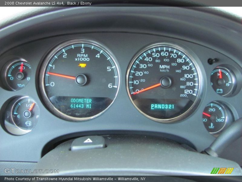 2008 Avalanche LS 4x4 LS 4x4 Gauges