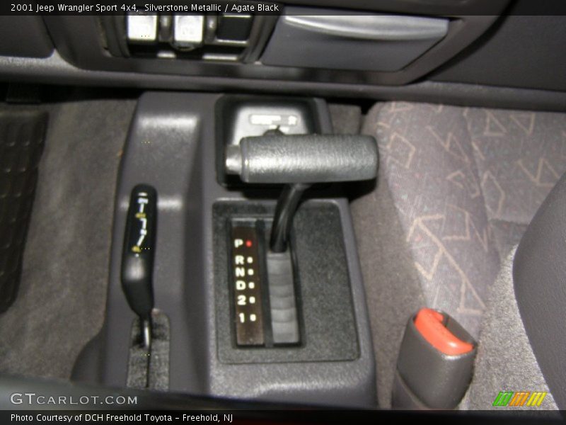 Silverstone Metallic / Agate Black 2001 Jeep Wrangler Sport 4x4