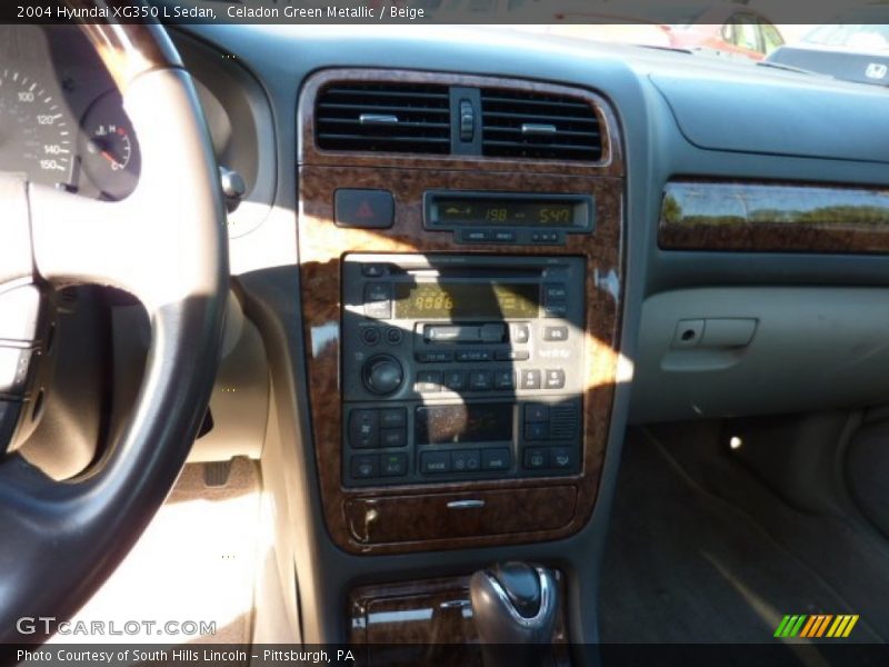 Celadon Green Metallic / Beige 2004 Hyundai XG350 L Sedan