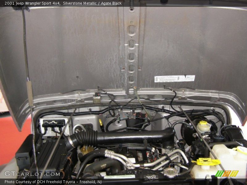 Silverstone Metallic / Agate Black 2001 Jeep Wrangler Sport 4x4
