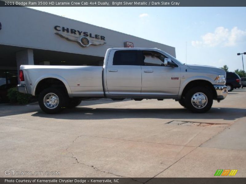  2011 Ram 3500 HD Laramie Crew Cab 4x4 Dually Bright Silver Metallic
