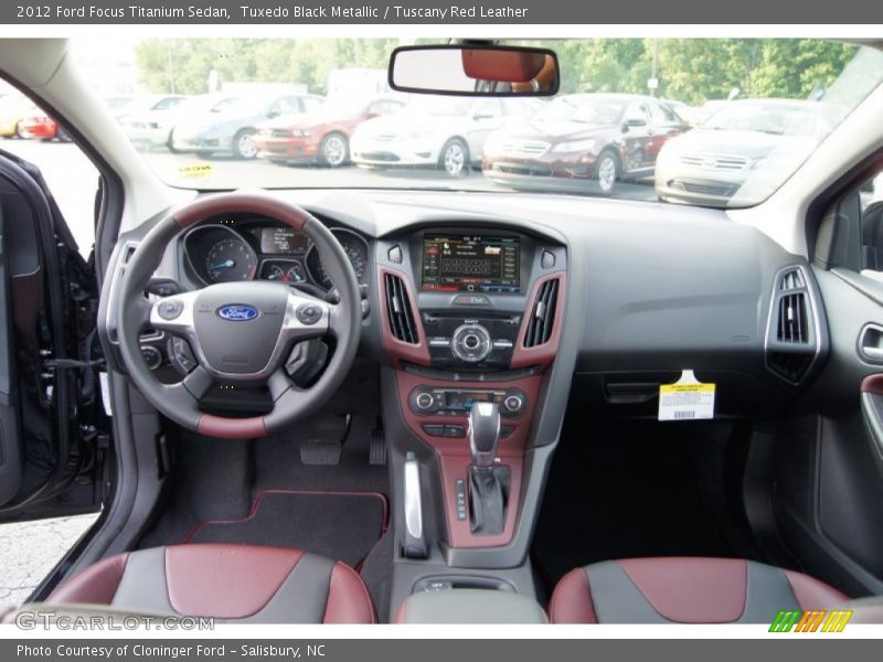 Dashboard of 2012 Focus Titanium Sedan