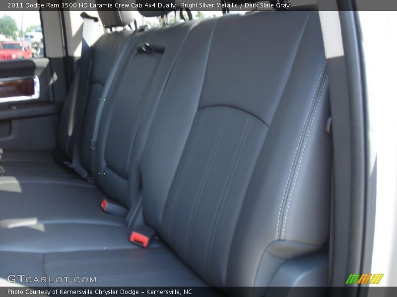 Bright Silver Metallic / Dark Slate Gray 2011 Dodge Ram 3500 HD Laramie Crew Cab 4x4 Dually