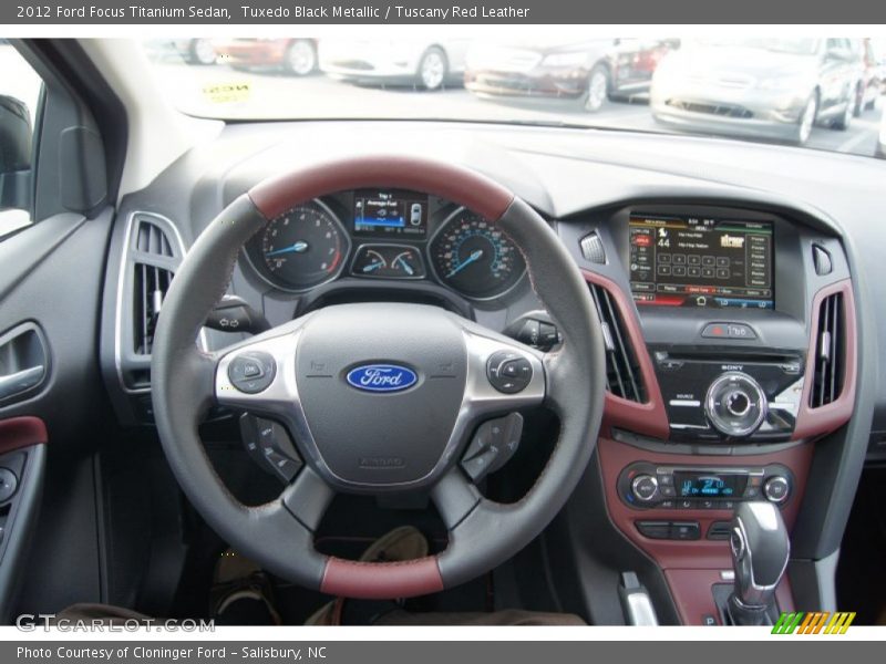 Dashboard of 2012 Focus Titanium Sedan