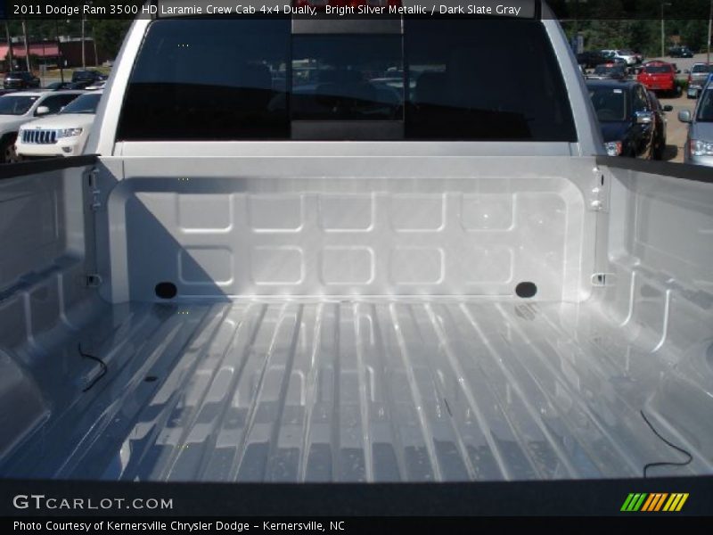 Bright Silver Metallic / Dark Slate Gray 2011 Dodge Ram 3500 HD Laramie Crew Cab 4x4 Dually