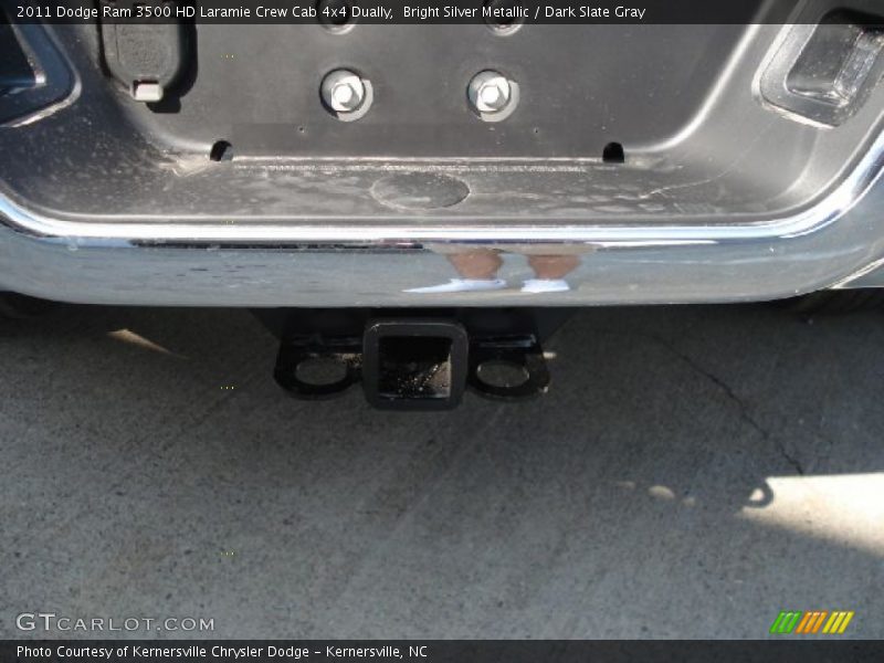 Bright Silver Metallic / Dark Slate Gray 2011 Dodge Ram 3500 HD Laramie Crew Cab 4x4 Dually