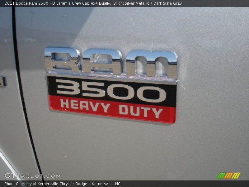  2011 Ram 3500 HD Laramie Crew Cab 4x4 Dually Logo