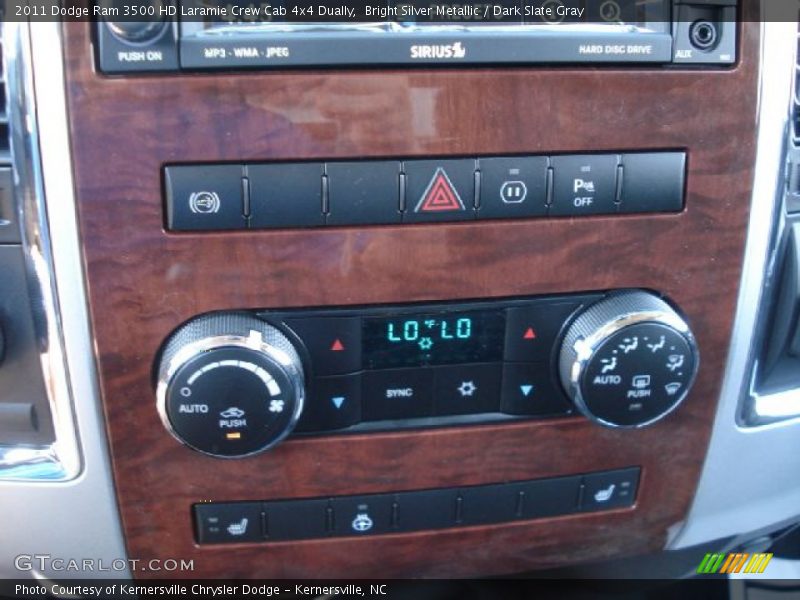 Bright Silver Metallic / Dark Slate Gray 2011 Dodge Ram 3500 HD Laramie Crew Cab 4x4 Dually