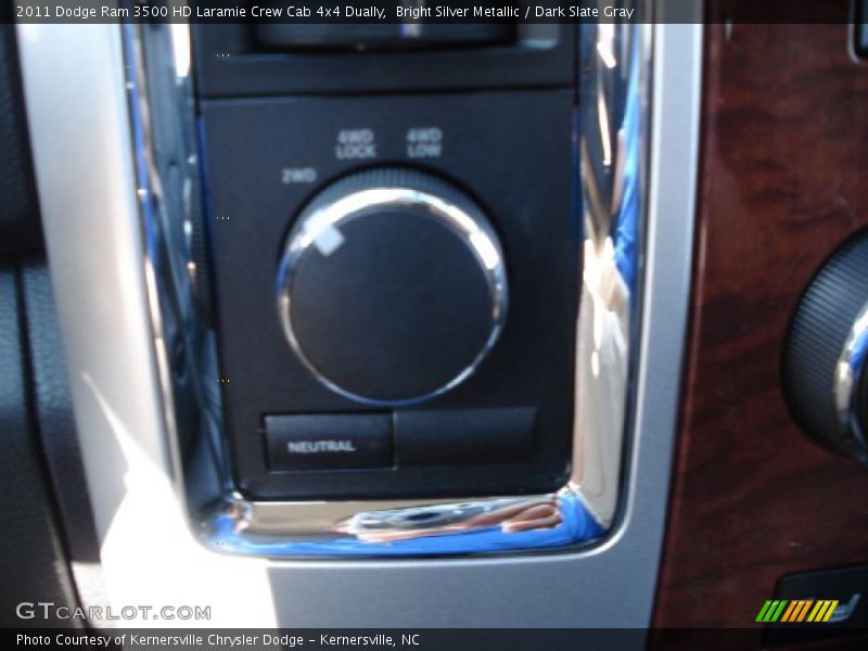 Bright Silver Metallic / Dark Slate Gray 2011 Dodge Ram 3500 HD Laramie Crew Cab 4x4 Dually