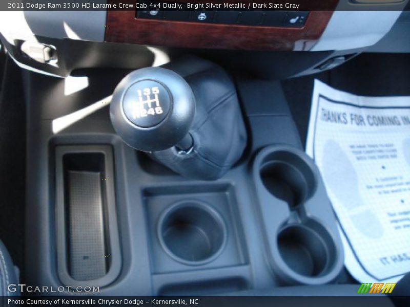  2011 Ram 3500 HD Laramie Crew Cab 4x4 Dually 6 Speed Manual Shifter