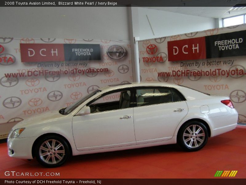 Blizzard White Pearl / Ivory Beige 2008 Toyota Avalon Limited