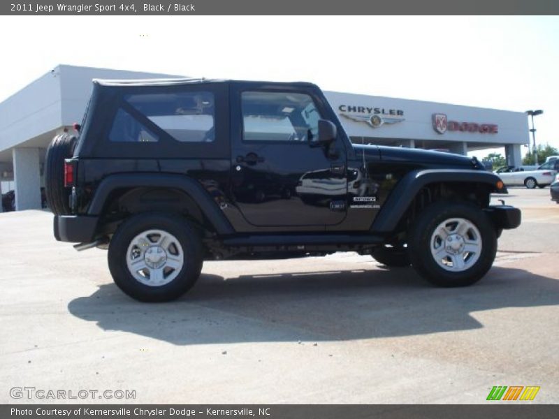 Black / Black 2011 Jeep Wrangler Sport 4x4