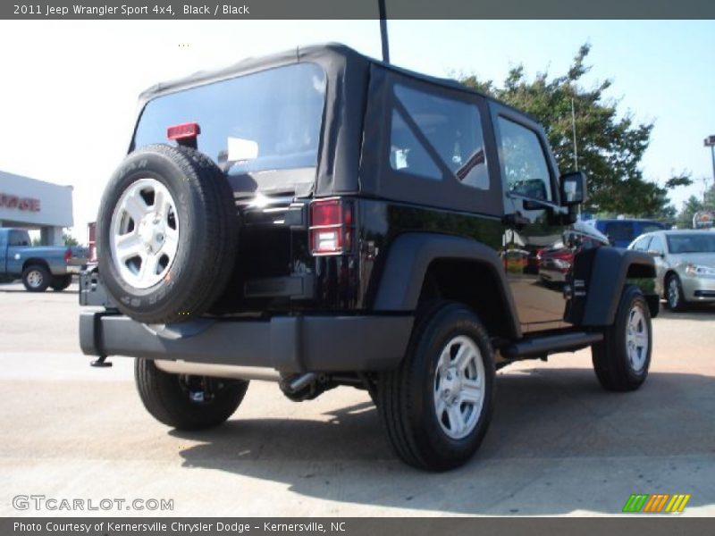 Black / Black 2011 Jeep Wrangler Sport 4x4