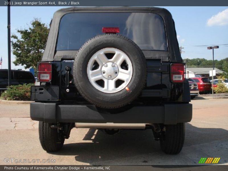 Black / Black 2011 Jeep Wrangler Sport 4x4