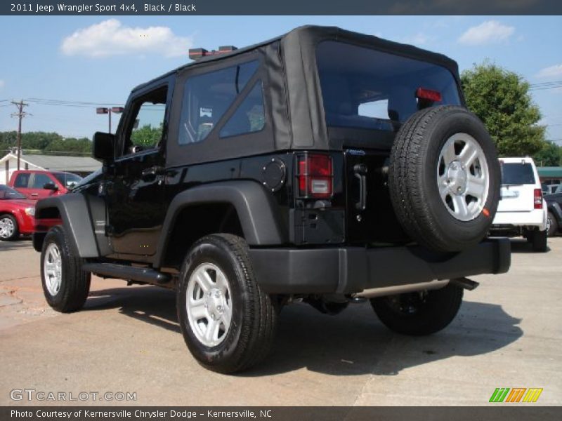 Black / Black 2011 Jeep Wrangler Sport 4x4
