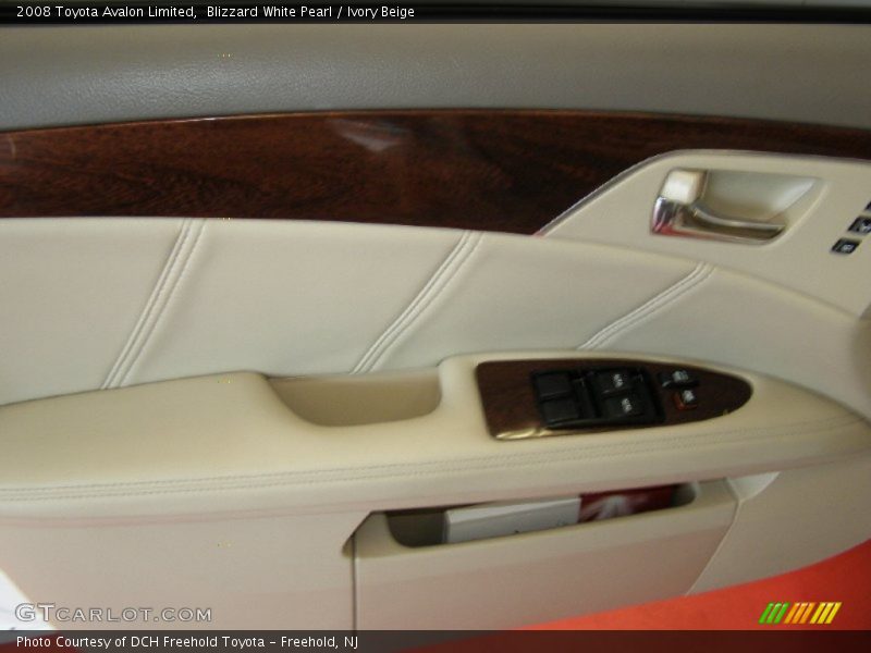 Blizzard White Pearl / Ivory Beige 2008 Toyota Avalon Limited